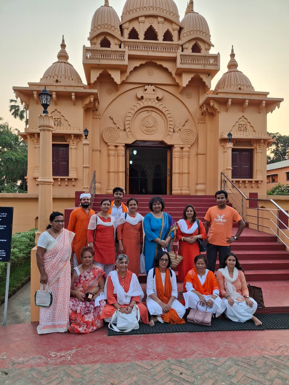 PRAYING FOR WORLD PEACE ON OUR 13th FOUNDATION DAY AT THE RAMAKRISHNA MISSION TEMPLE ON 9/5/2026